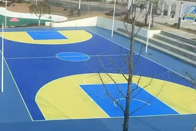 大连市硅pu球场材料透气型塑胶跑道 - 价格